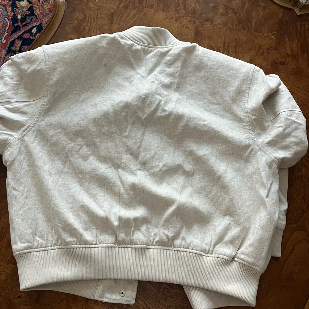 H&M Cream Bomber Jacket - Picture 4 of 4
